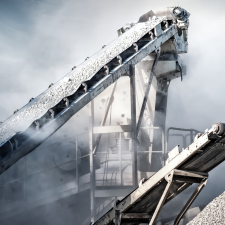 Cement conveyor belt